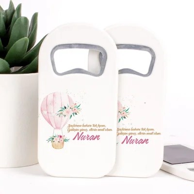 Balon Temalı Açacaklı Kız Bebek Magneti