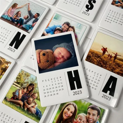 Bebek Takvim Tasarımlı Doğum Günü Magneti - 10 Adet